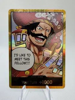 DON!! Card (Gol.D.Roger) (Gold) Carrying On His Will Foil - Image 1