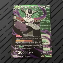King Cold Transfer of Power CHAMPIONSHIP Foil Dragon Ball Super Card Game | NM - Image 1