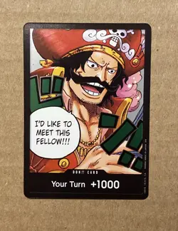 One Piece Gol.D.Roger GOLD DON!! + regular & leader Card (OP-13) English - Image 2