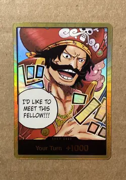 One Piece Gol.D.Roger GOLD DON!! + regular & leader Card (OP-13) English - Image 3