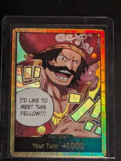 DON!! Card (Gol.D.Roger) (Gold) Carrying On His Will Foil - Image 1