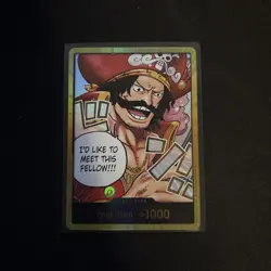 DON!! Card (Gol.D.Roger) (Gold) Carrying On His Will Foil - Image 1