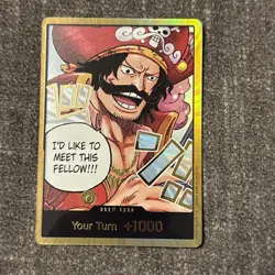 One Piece Gol.D.Roger GOLD DON!! Card (OP-13) English - Image 1
