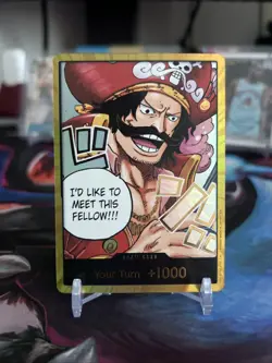 One Piece Gol.D.Roger GOLD DON!! Card (OP-13) English - Image 1