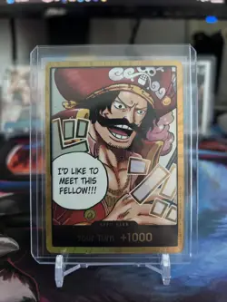 One Piece Gol.D.Roger GOLD DON!! Card (OP-13) English - Image 3