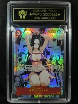 BOA HANCOCK One Piece Waifu Goddess Manga Card CUSTOM MADE Black label - Image 1
