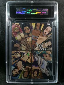 BOA HANCOCK One Piece Waifu Goddess Manga Card CUSTOM MADE Black label - Image 3