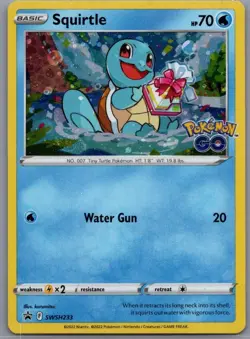 Squirtle Promo SWSH233 Pokemon TCG Sword & Shield Promo Card NM - Image 1