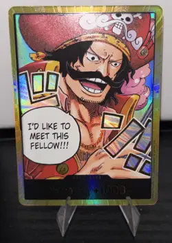 One Piece Card Don Card Gol D. Roger Gold Japanese OP13 NM - - Image 1