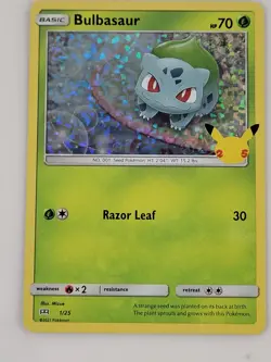 Bulbasaur #1/25 - McDonald's 25th Anniversary Promo - Holo Pokemon Card - Image 1