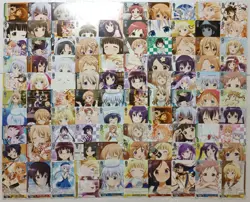 Lot of 100 Japanese Weiss Weiβ Schwarz Is the Order a RabbitU Card Set - Image 1