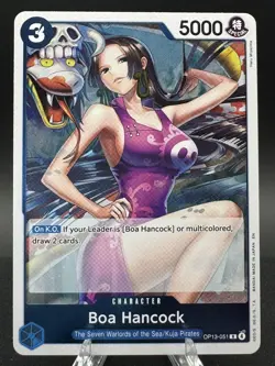 One Piece Carrying On His Will #OP13-051 Rare TCG Card Boa Hancock - Image 1