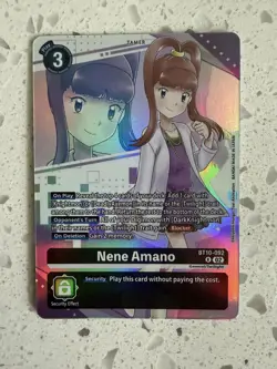 Digimon Card Game - Nene Amano - Alternate Art Foil BT10-092 - Premium Heroines - Image 1