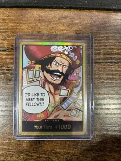 DON!! Card (Gol.D.Roger) (Gold) Carrying On His Will Foil - Image 1