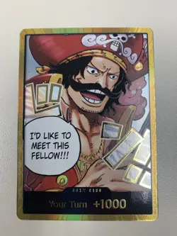 One Piece TCG Gol.D.Roger GOLD DON!! Card (OP-13) English NM/M - Image 1