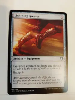 Lightning Greaves Commander Masters Regular - Image 1