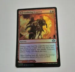 MTG Sundering Eruption Modern Horizons 3 Foil Card NM Magic The Gathering - Image 1