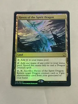MTG FOIL Haven of the Spirit Dragon Dragons of Tarkir Magic the Gathering - Image 1