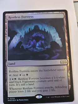 MTG - Restless Fortress FOIL - Wilds of Eldraine - Image 1