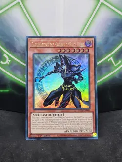 Yugioh Dark Magician the Magician of Black Magic INFO-EN006 Ultra Rare 1st Ed NM - Image 1