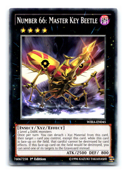 Number 66: Master Key Beetle - WIRA-EN045 - Common - 1st Edition Yugioh - Image 1