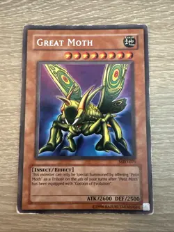 Yu-Gi-Oh Great Moth Metal Raiders MRD-070 - Image 1