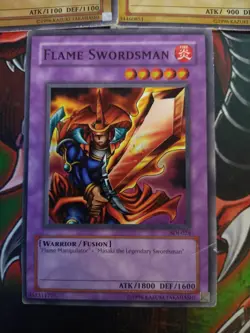 Flame Swordsman + Masaki the Legendary + Manipulator SDJ-024 006 LOB Yugioh HP - Image 2