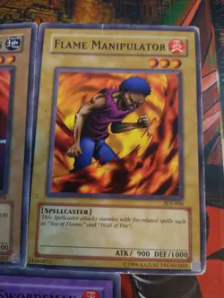 Flame Swordsman + Masaki the Legendary + Manipulator SDJ-024 006 LOB Yugioh HP - Image 3