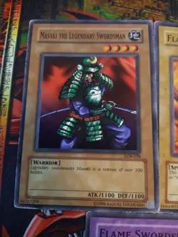 Flame Swordsman + Masaki the Legendary + Manipulator SDJ-024 006 LOB Yugioh HP - Image 4