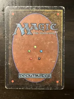 MTG Crusade Revised Edition Regular Rare - BANNED card Very Heavy Play - Image 2