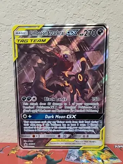 Umbreon & Darkrai GX SM241 Sm Holo XL Card - Image 1