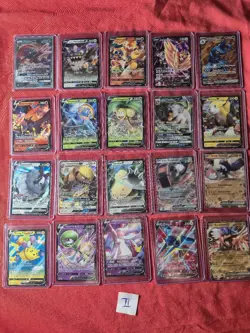 Pokemon Tcg 20 Ultra Rare Card Lot Unplayed Gx V Ex Full Art Go II - Image 1