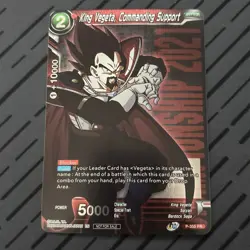 King Vegeta Commanding Support Championship 2021 Dragon Ball Super Card Game NM - Image 1