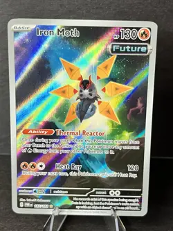 Pokemon TCG Iron Moth Paradox Rift Card 187/182 NM/Mint Condition - Image 1