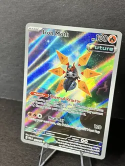 Pokemon TCG Iron Moth Paradox Rift Card 187/182 NM/Mint Condition - Image 3