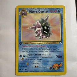 Pokemon Card - Misty's Cloyster Gym Heroes 29/132 1st Edition - Image 1