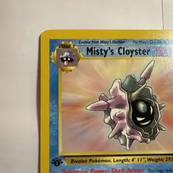 Pokemon Card - Misty's Cloyster Gym Heroes 29/132 1st Edition - Image 4