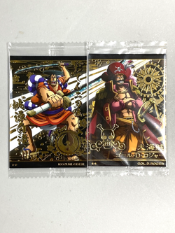 Oden and Gol D Roger - Bundle of 2 - One Piece Wafer Card Sealed Itajaga - Image 1