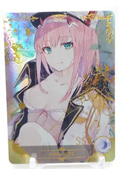 Goddess Story - Anime Waifu SSR Trading Card - 10M03 - Zero Two - Image 1