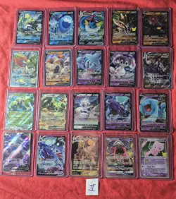 Pokemon Tcg 20 Ultra Rare Card Lot Unplayed Tg Gx V Vmax Ex Sealed Mewtwo V - Image 1
