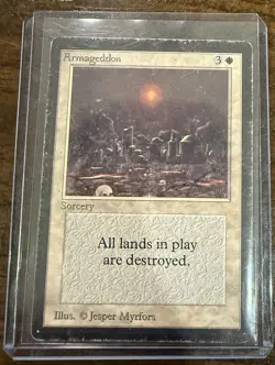 Armageddon Beta Played MTG Magic The Gathering - Image 1