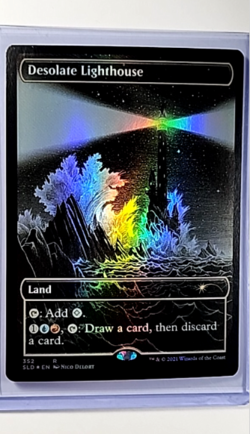 MTG Magic The Gathering SLD Secret Lair Full Art Foil #352 Desolate Lighthouse - Image 1
