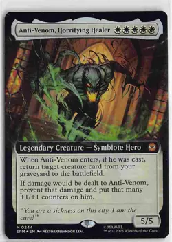 Marvel's Spider-Man M Foil 244 Anti-Venom, Horrifying Healer (Extended Art) - Image 1