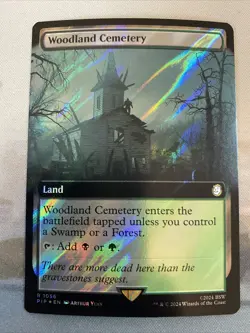 Woodland Cemetery (1055) (Extended Surge FOIL) Universes Beyond: Fallout NM - Image 1