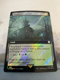 Woodland Cemetery (1055) (Extended Surge FOIL) Universes Beyond: Fallout NM - Image 2