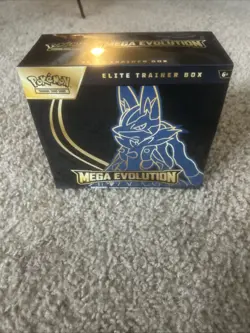Pokemon TCG Mega Evolution Lucario Elite Trainer Box ETB NEW FACTORY SEALED - Image 1