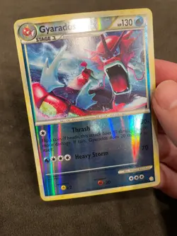 Gyarados (Red) Shiny Pokemon TCG HeartGold SoulSilver #123/123 Reverse Holo LP - Image 5