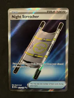 173 Night Stretcher Full Art Ultra Rare Item Pokemon Mega Evolution English - Image 1