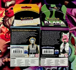 Pokemon Cyrus + Klara Set of 2 Premium Tournament Collection Box New Sealed - Image 5