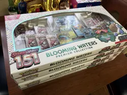 Pokemon TCG Blooming Waters 151 Premium Collection Sealed Box, Lot of 4 - Image 1